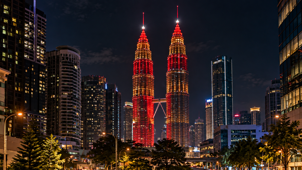 Petronas Twin Towers in Kuala Lumpur
