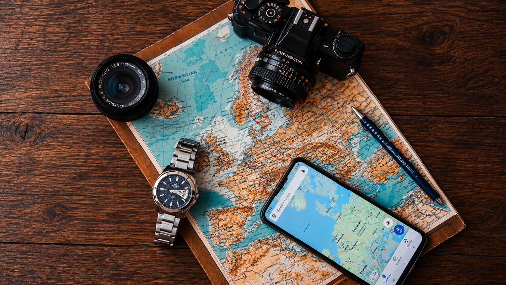 Smartphone travel tools for an international trip