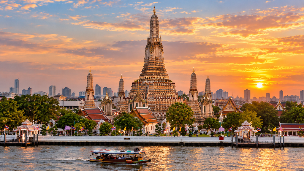 Wat Arun temple in Bangkok Thailand