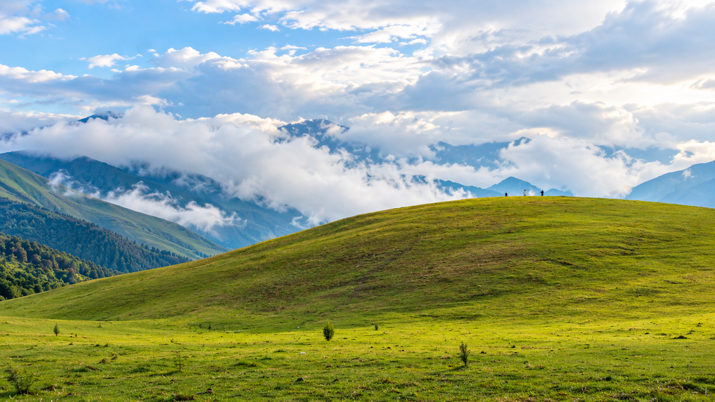 Vagamon meadows green hills Kerala