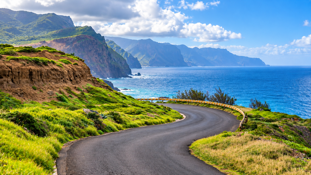 Great Ocean Road winding along the Australian coastline