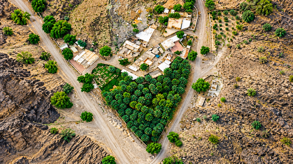 Balad Sayt mountain village and agricultural terraces Oman Hidden Gems in Oman