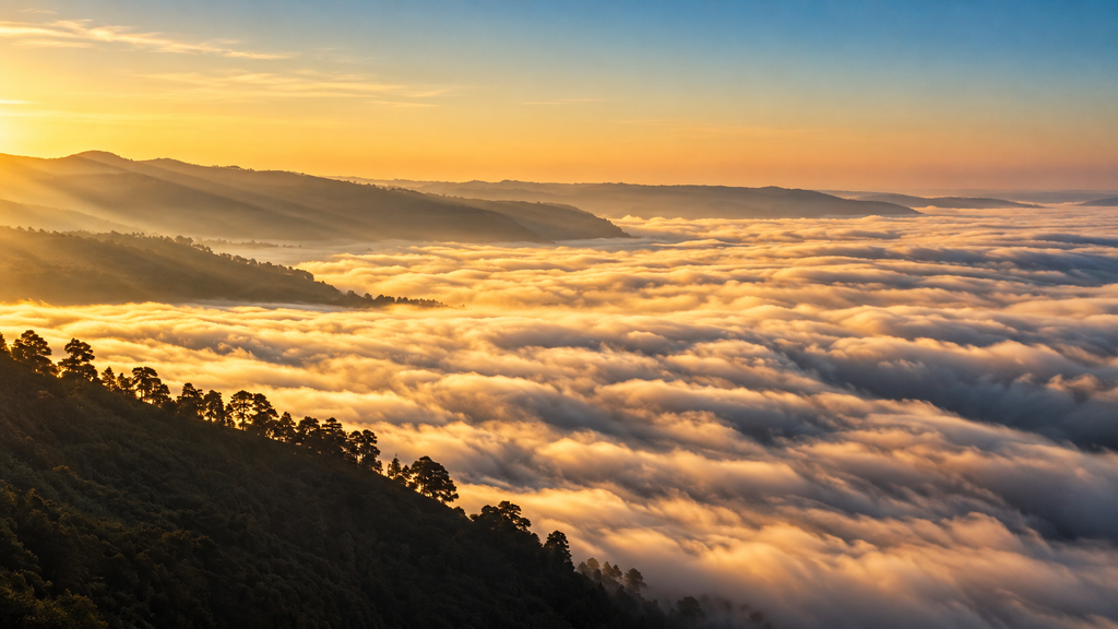  Shillong surrounded by green hills and morning mist in Meghalaya. Best Places to Visit in Meghalaya



